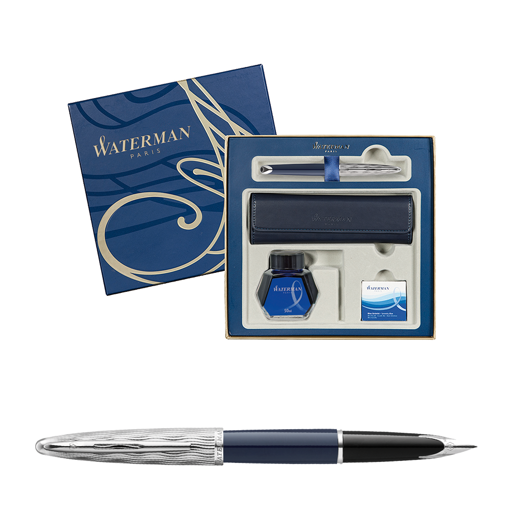 Waterman Carene SE Deluxe Blue CT - sada