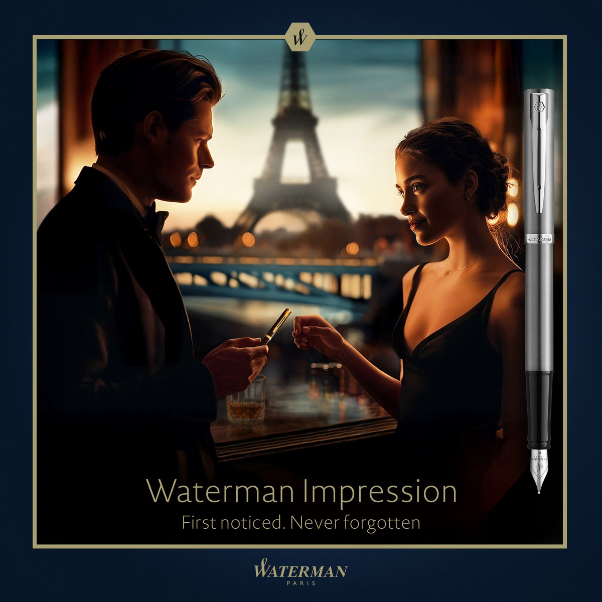 Waterman Impression Stainless Steel CT 3