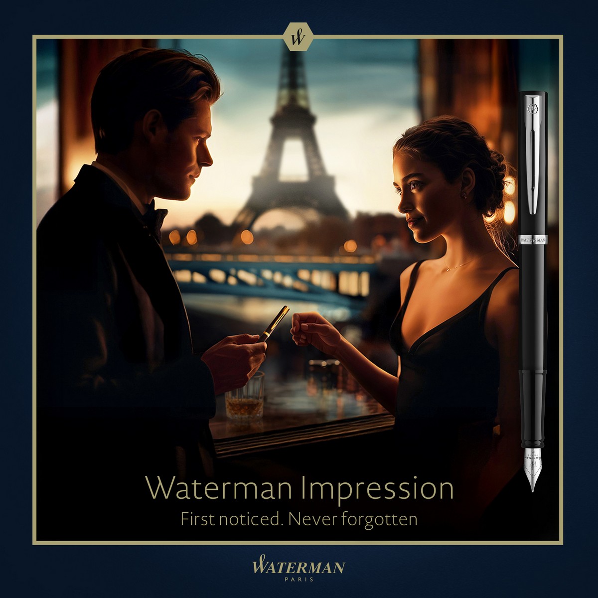 Waterman Impression Black CT 1