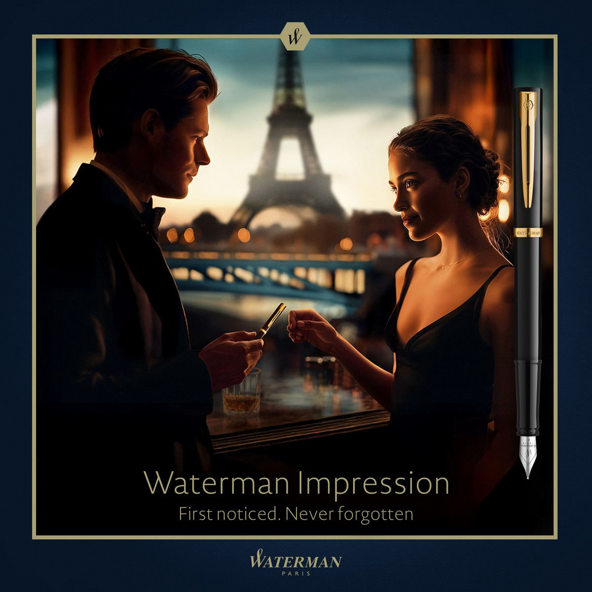 Waterman Impression Black GT 8