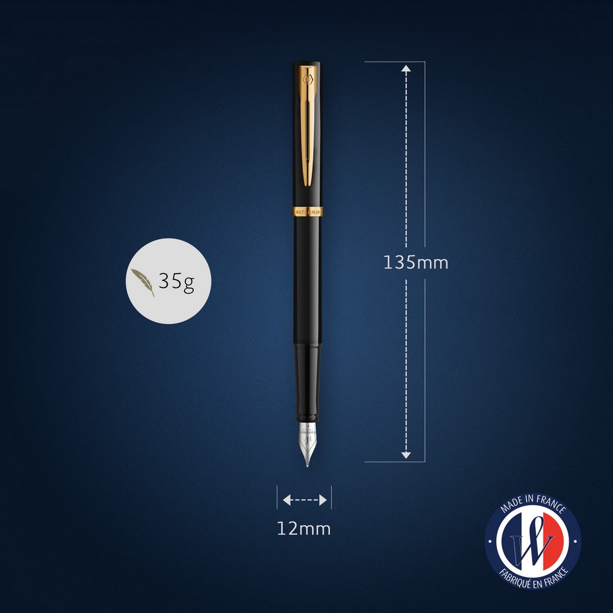 Waterman Impression Black GT 9