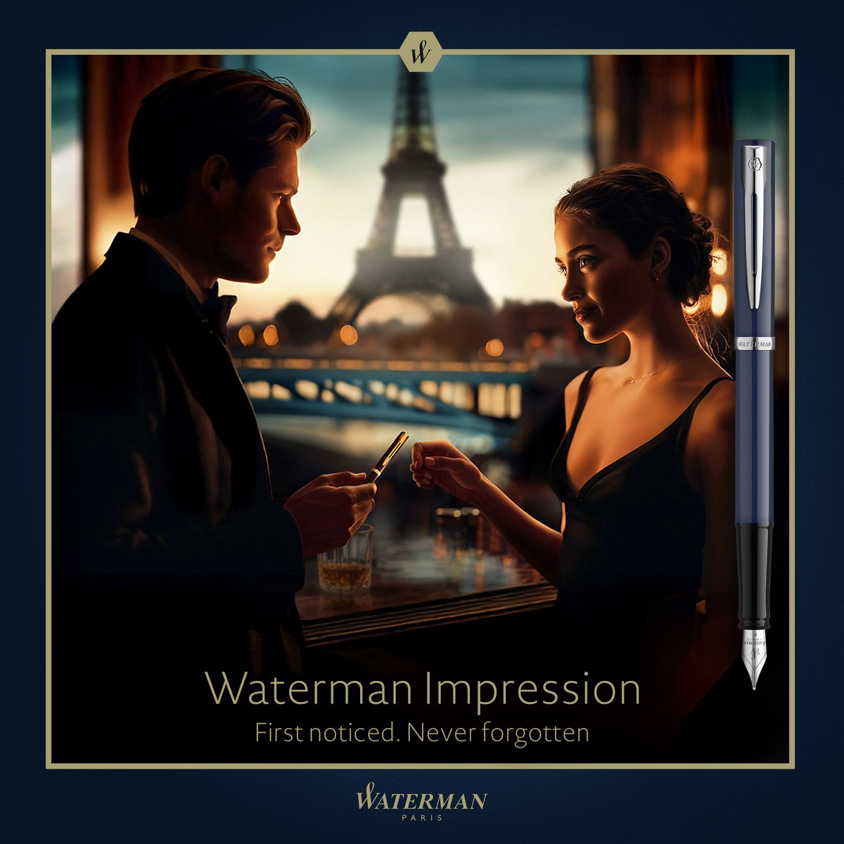 Waterman Impression Blue CT 8