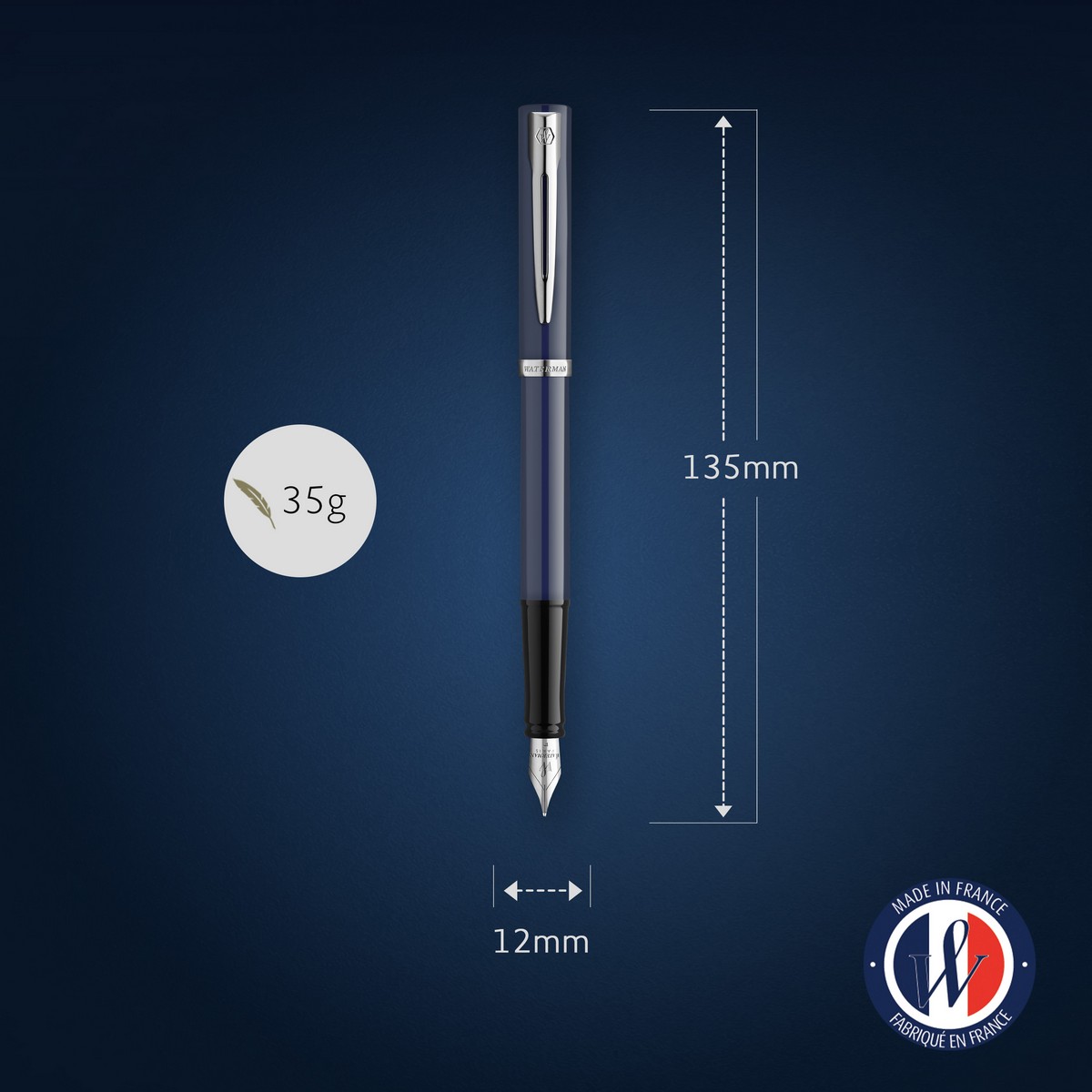 Waterman Impression Blue CT 5
