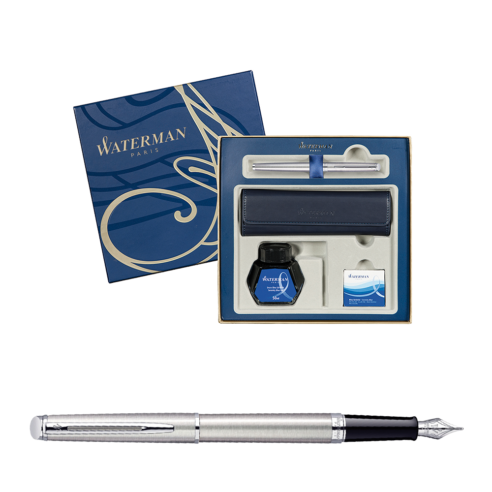 Waterman Hemisphere Stainless Steel CT - sada