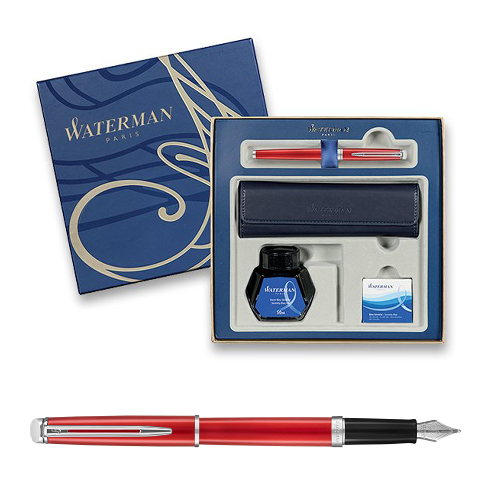 Waterman Hemisphere Comet Red - sada