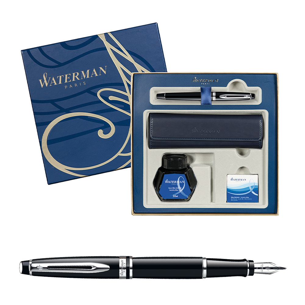 Waterman Expert Black CT - sada