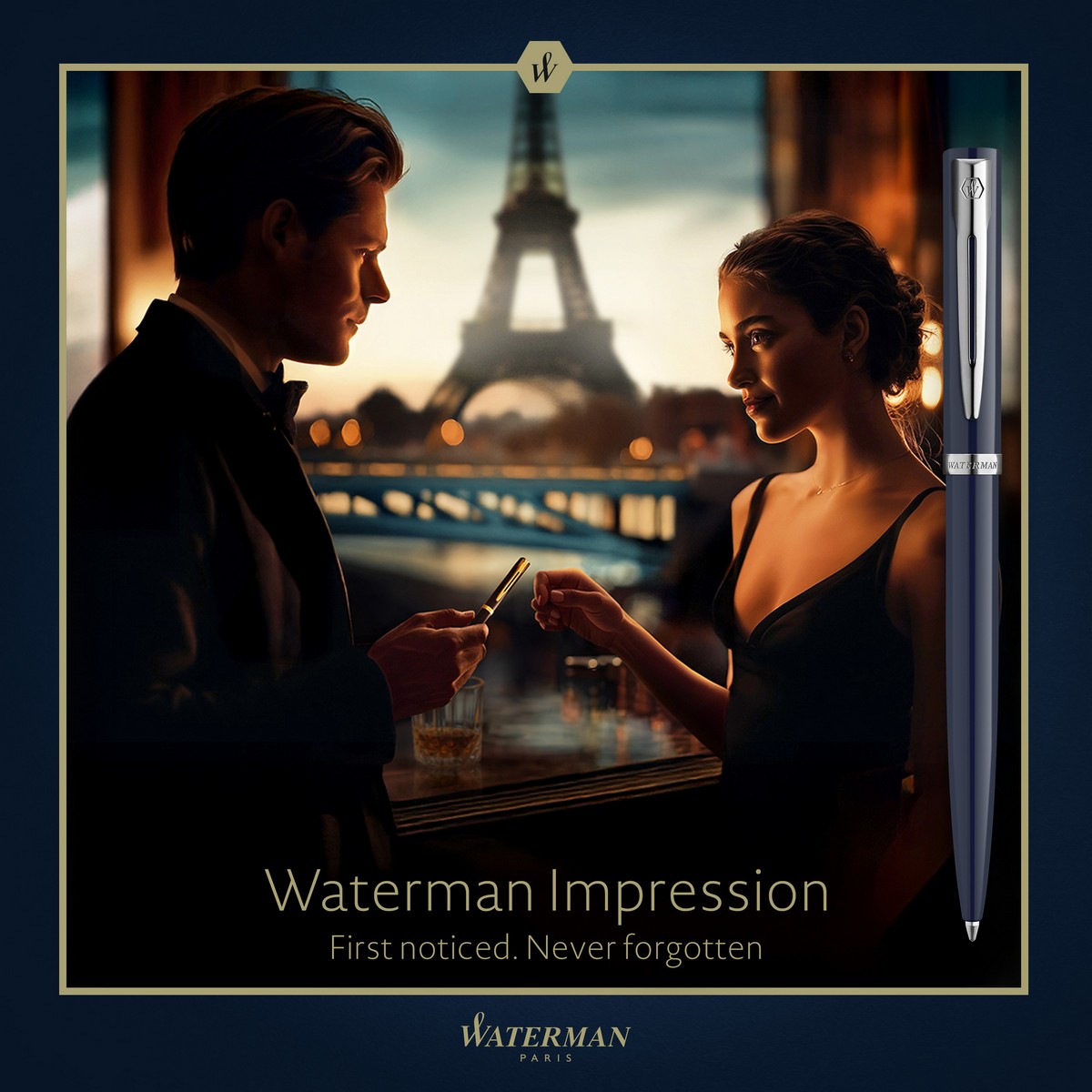 Waterman Impression Blue CT 7