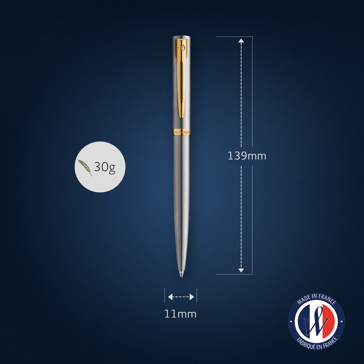 Waterman Impression Stainless Steel GT 6