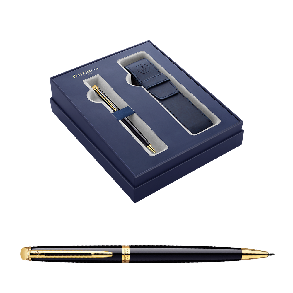 Waterman Hemisphere Black Lacquer GT - sada