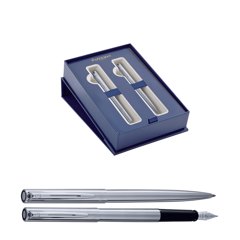 Waterman Graduate Chrome CT - sada